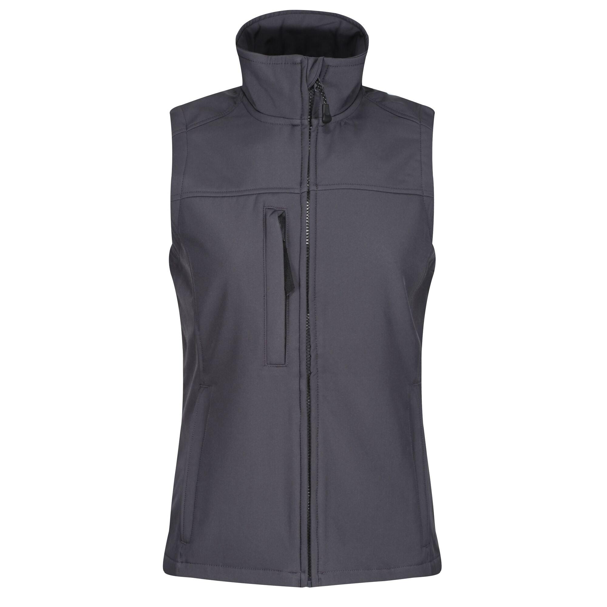 Image of Flux Softshellweste, Wasserabweisend Damen Grau 42