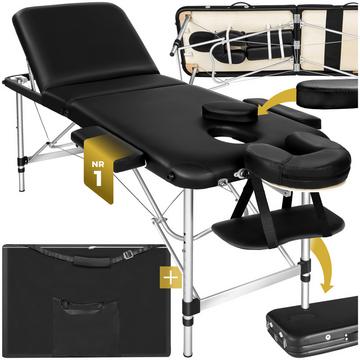 Table de massage Pliante 3 Zones Aluminium Portable + Housse