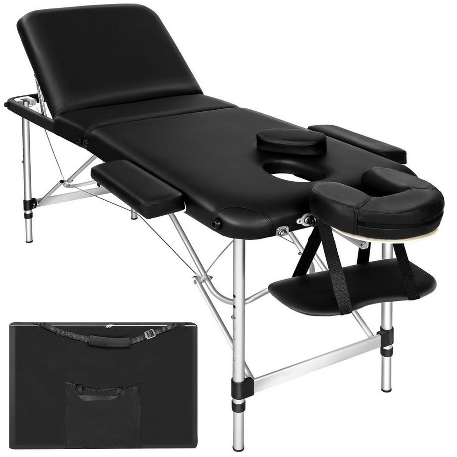 Table de massage 3 zones rembourrage 5 cm 180 x 61 x 68 cm