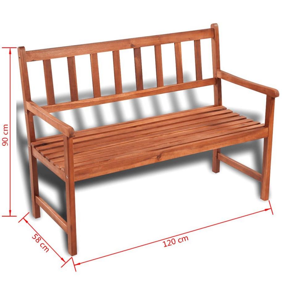 VidaXL Gartenbank holz  