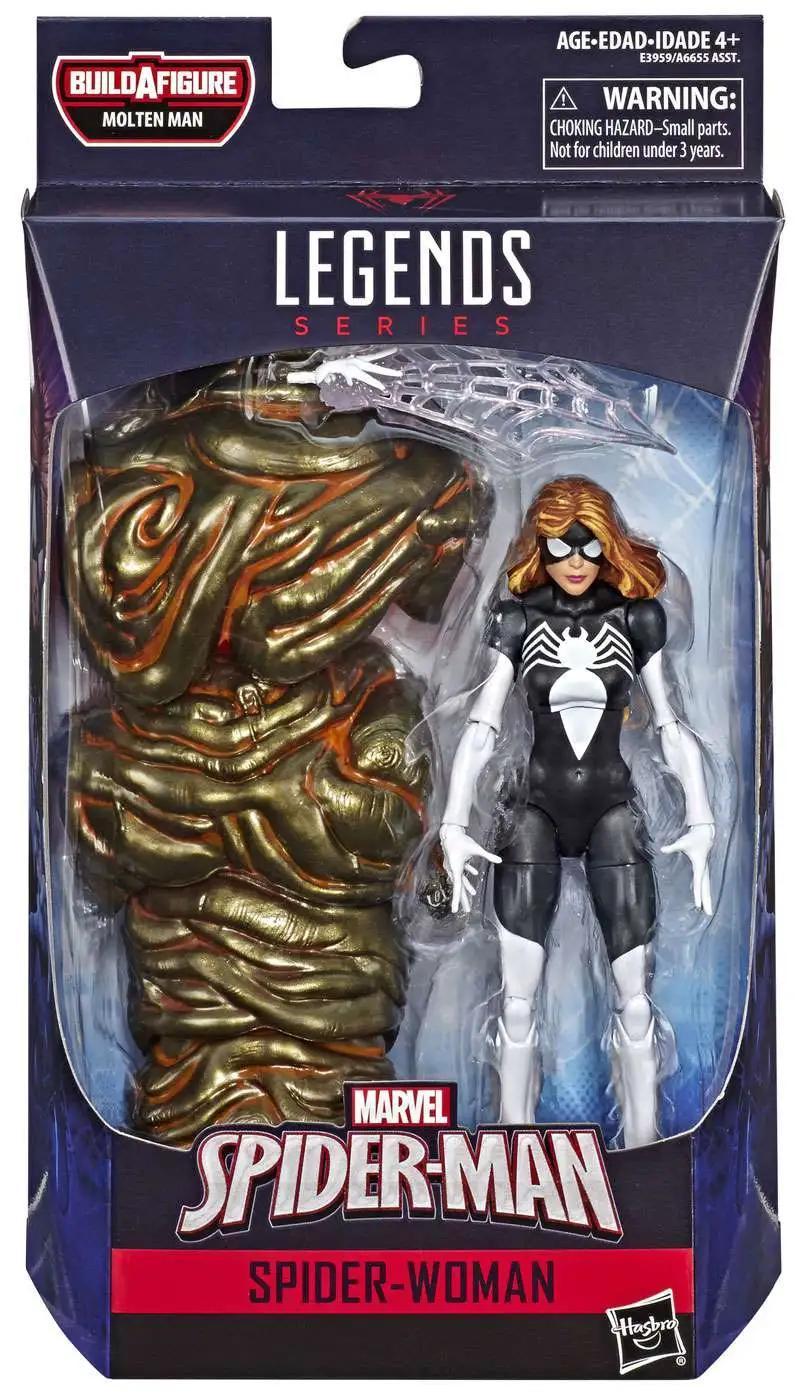 Hasbro  Spider-Man Marvel Legends Molten Man Spider-Woman Action Figure [Julia Carpenter] 