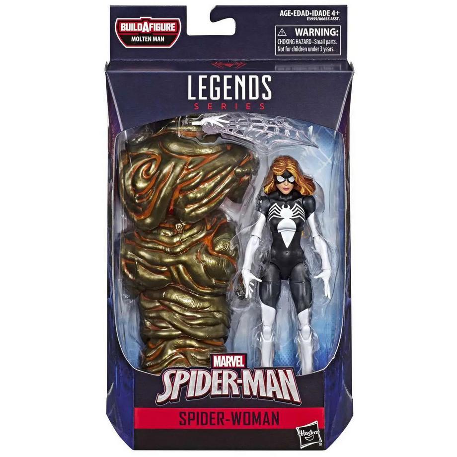 Hasbro  Spider-Man Marvel Legends Molten Man Spider-Woman Action Figure [Julia Carpenter] 