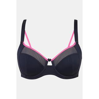 Ulla Popken  Reggiseno con ferretto, coppe morbide, aperture, cuori e coppa C-E 