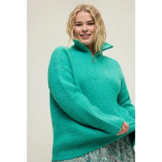 Studio Untold  Maglione polo dal taglio oversize in maglia a costine 