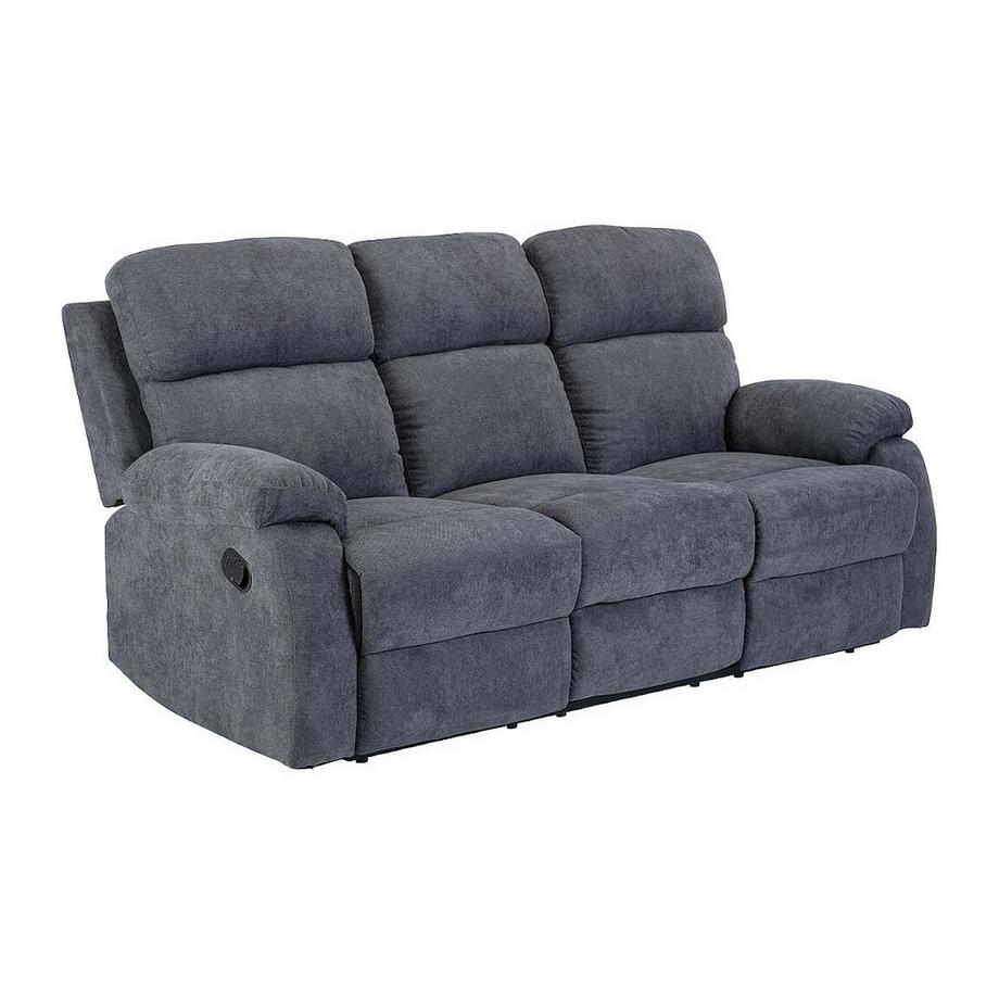 Vente-unique Relaxgarnitur 3+1 TOLZANO Stoff  