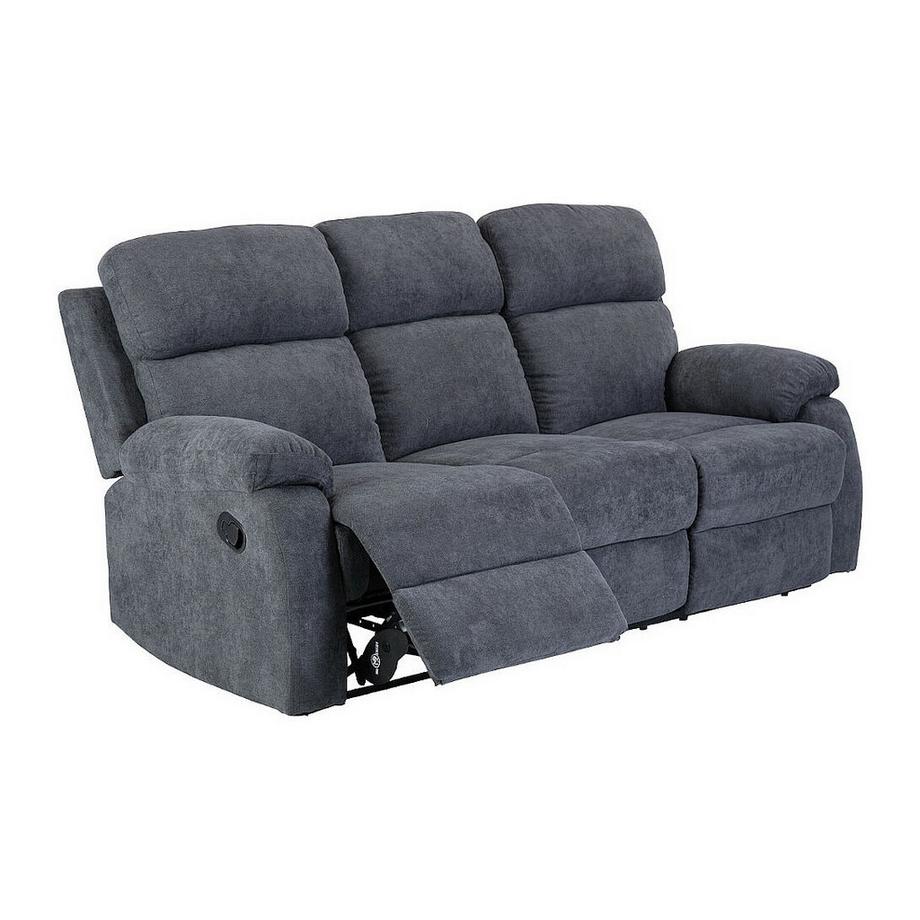 Vente-unique Relaxgarnitur 3+1 TOLZANO Stoff  