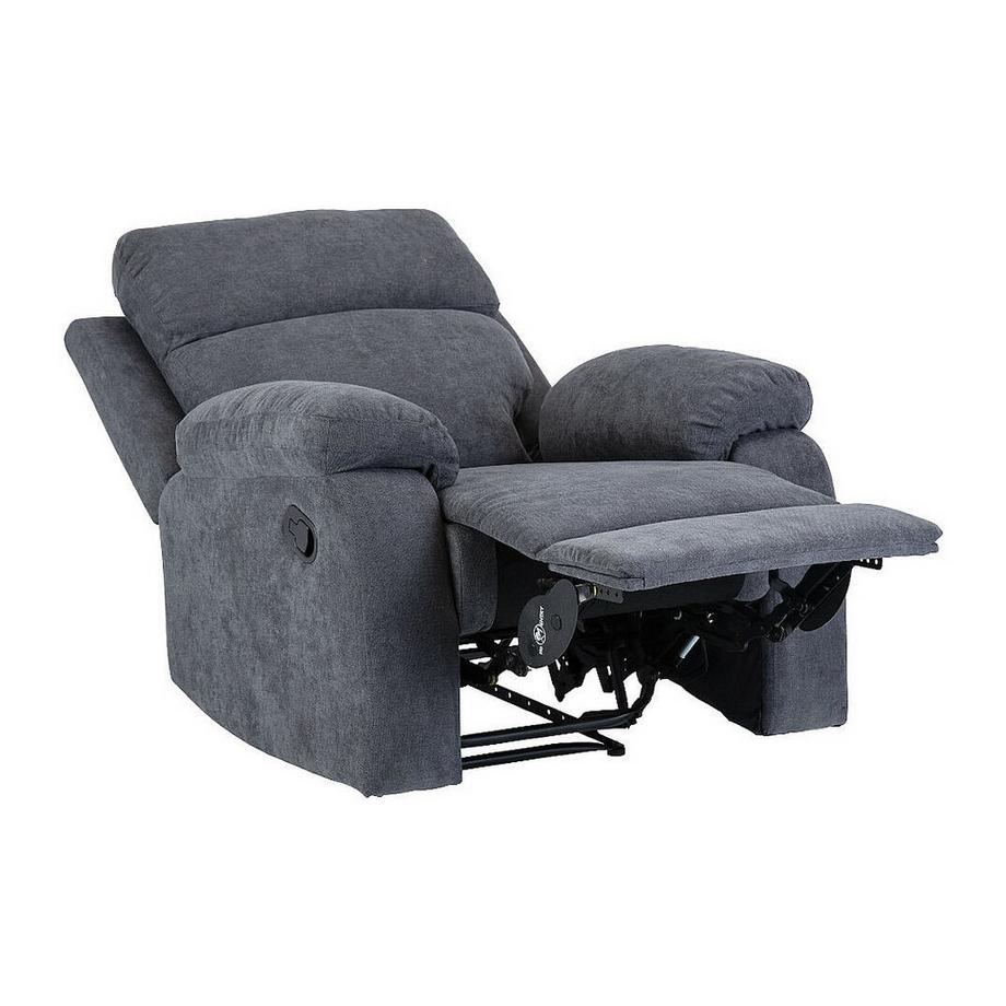 Vente-unique Relaxgarnitur 3+1 TOLZANO Stoff  