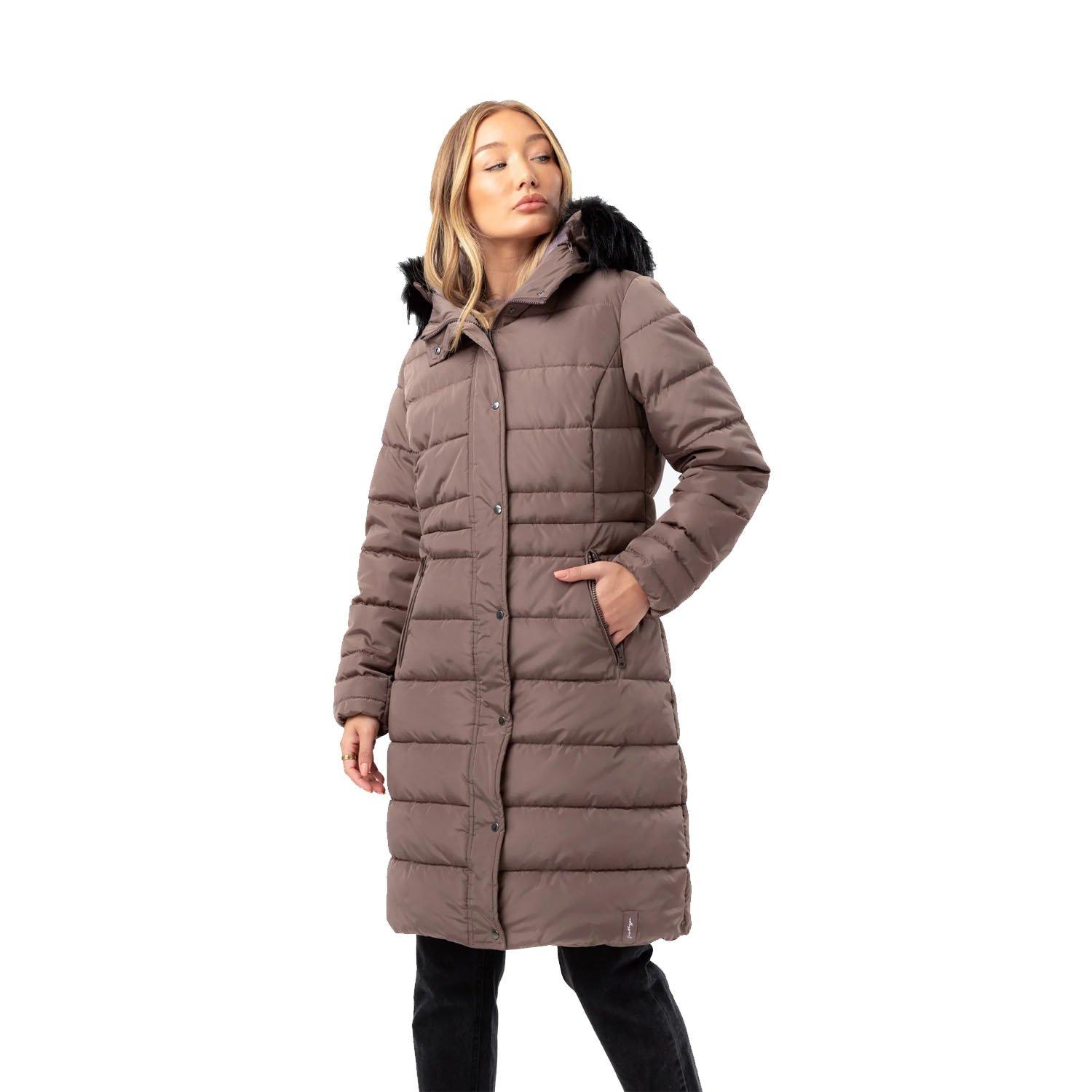 Image of Steppjacke Gewebtes Etikett Damen Eisen 32