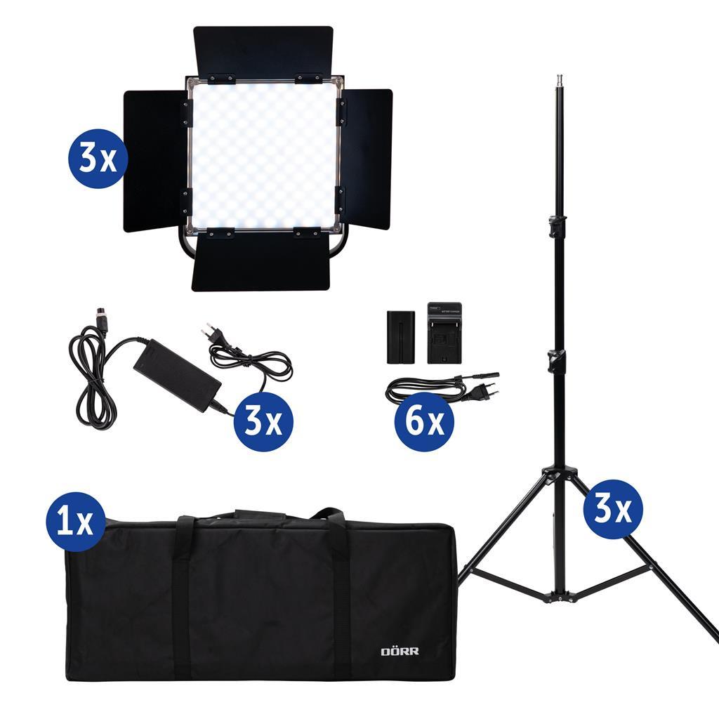 Image of 373493 Set für Fotostudioausstattung Schwarz