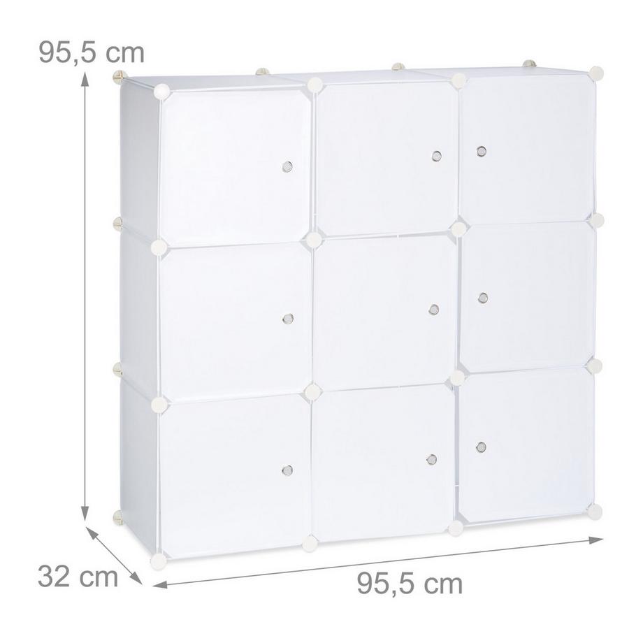 B2X Regalsystem mit Türen  