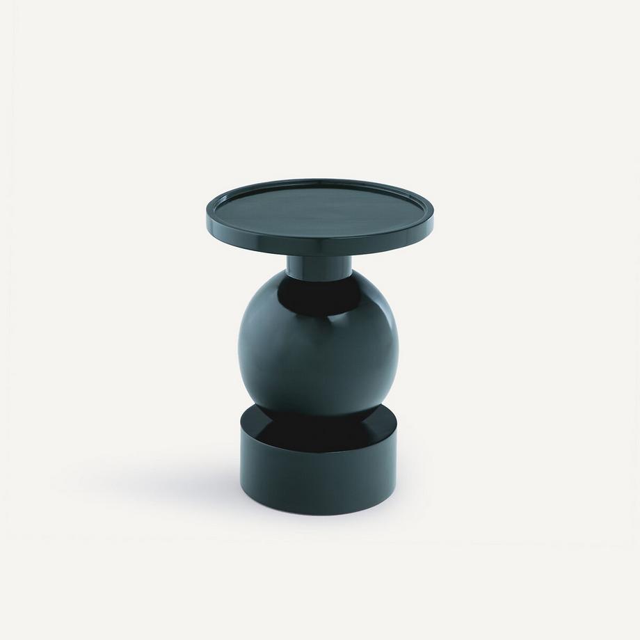 Bout de canapé en acacia finition glossy