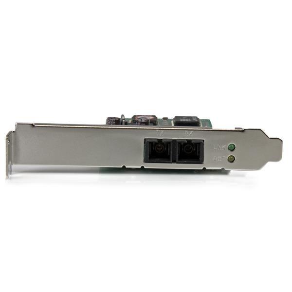 STARTECH.COM  LWL / Glasfaser PCI Express Gigabit Netzwerkkarte - SC Fibre Channel Multimode NIC - 550m 