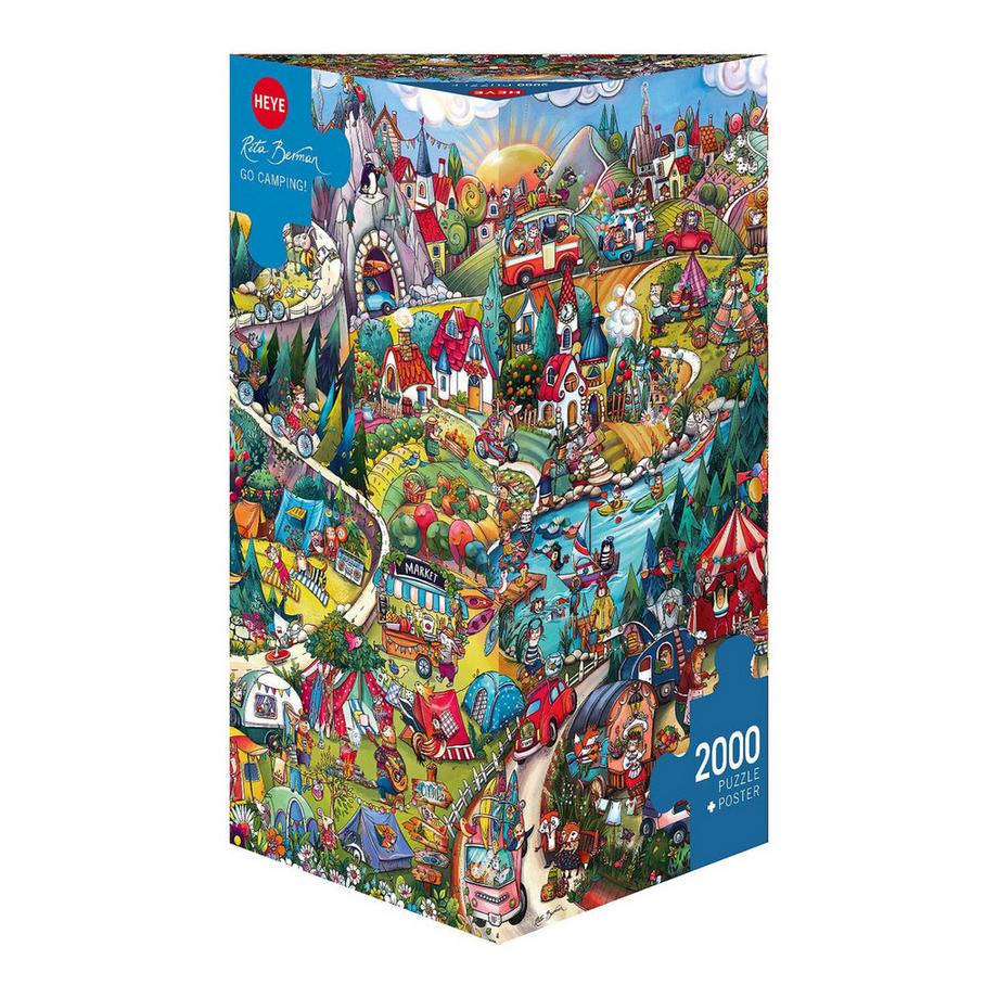 Heye  Puzzle Go Camping! (2000Teile) 