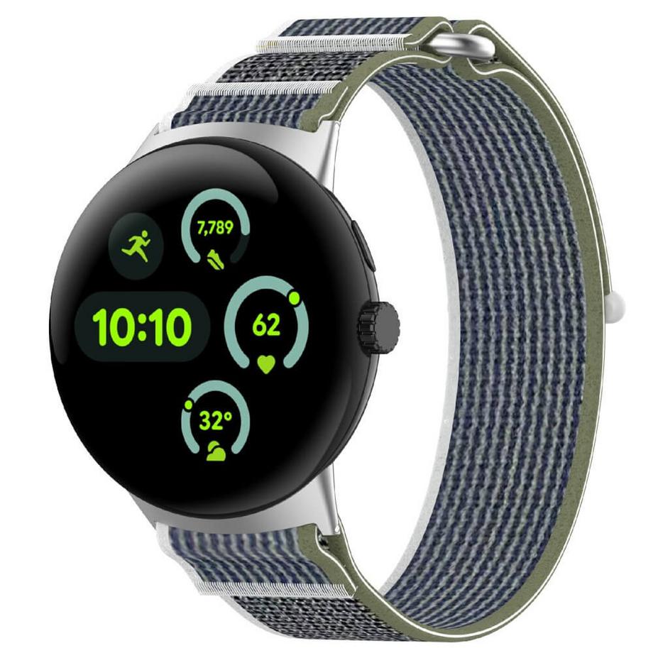 Cover-Discount  Google Pixel Watch 3 - 45mm - Nylon Stoff Band flexibel mit Klett 