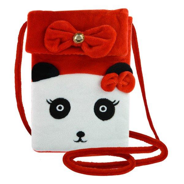 Image of Handytasche Panda Design Rot