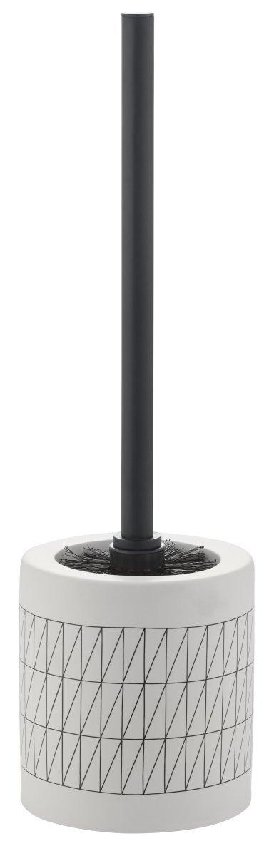Image of Wc-bürstengarnitur Trillium Weiss/schwarz Unisex Schwarz ONE SIZE