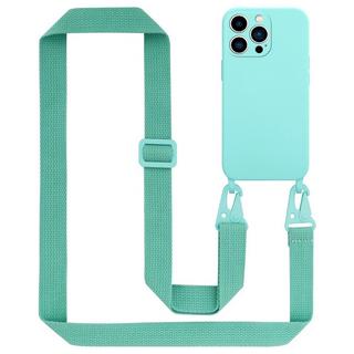 Cadorabo  Chaîne de téléphone portable compatible avec Apple iPhone 14 PRO - Coque de protection en silicone avec cordelette réglable 