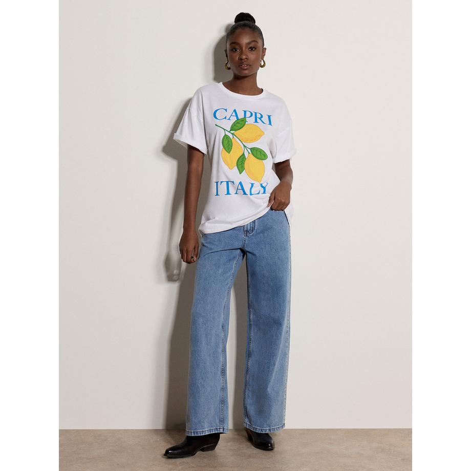 T-shirt Capri Italy Lemon
