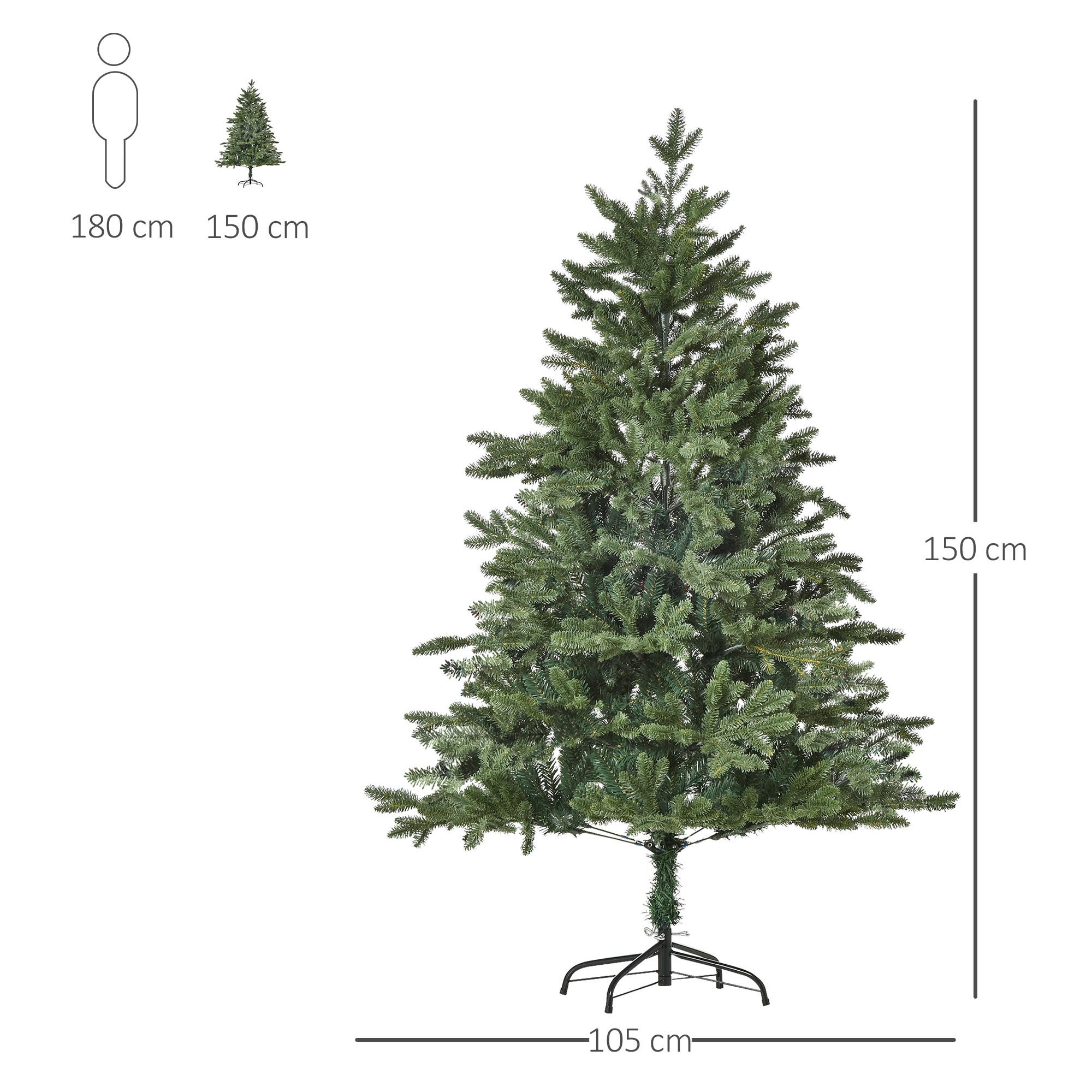 HOMCOM Weihnachtsbaum  