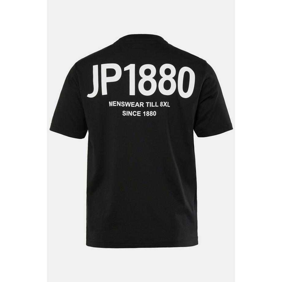 JP1880 Halbarm Brust-Print Rundhals T-Shirt  