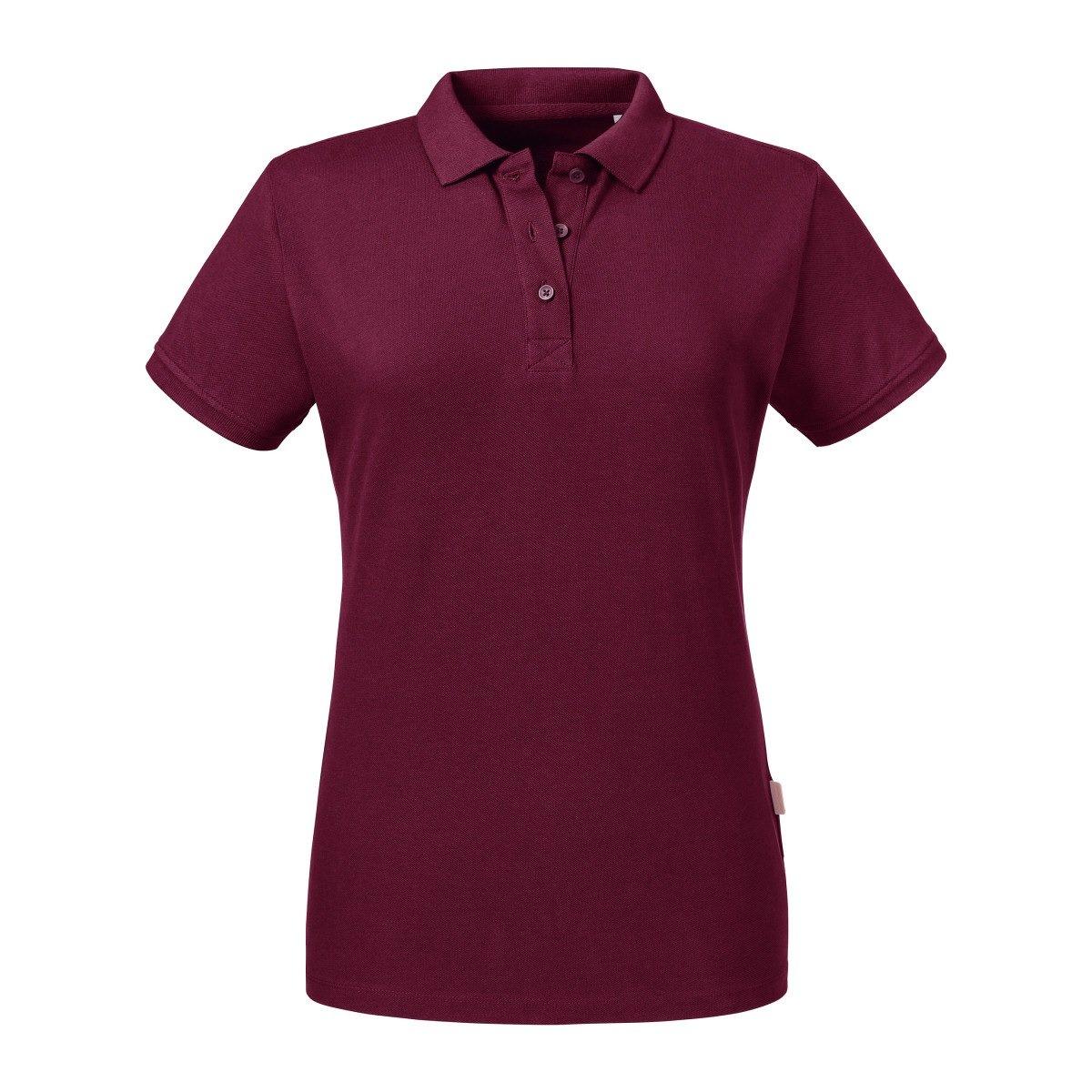 Image of Poloshirt, Aus Biologischem Anbau Damen Weinrot XS