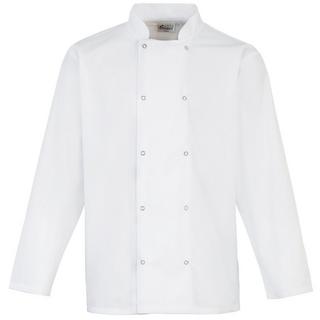 PREMIER  Langarm Chefs Koch Jacke mit Druckknöpfen 