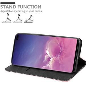 Cadorabo  Housse compatible avec Samsung Galaxy S10 PLUS - Coque de protection avec fermeture magnétique, fonction de support et compartiment pour carte 