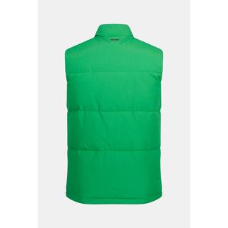 JP1880  Gilet trapuntato per l'outdoor con colletto alto e zip 