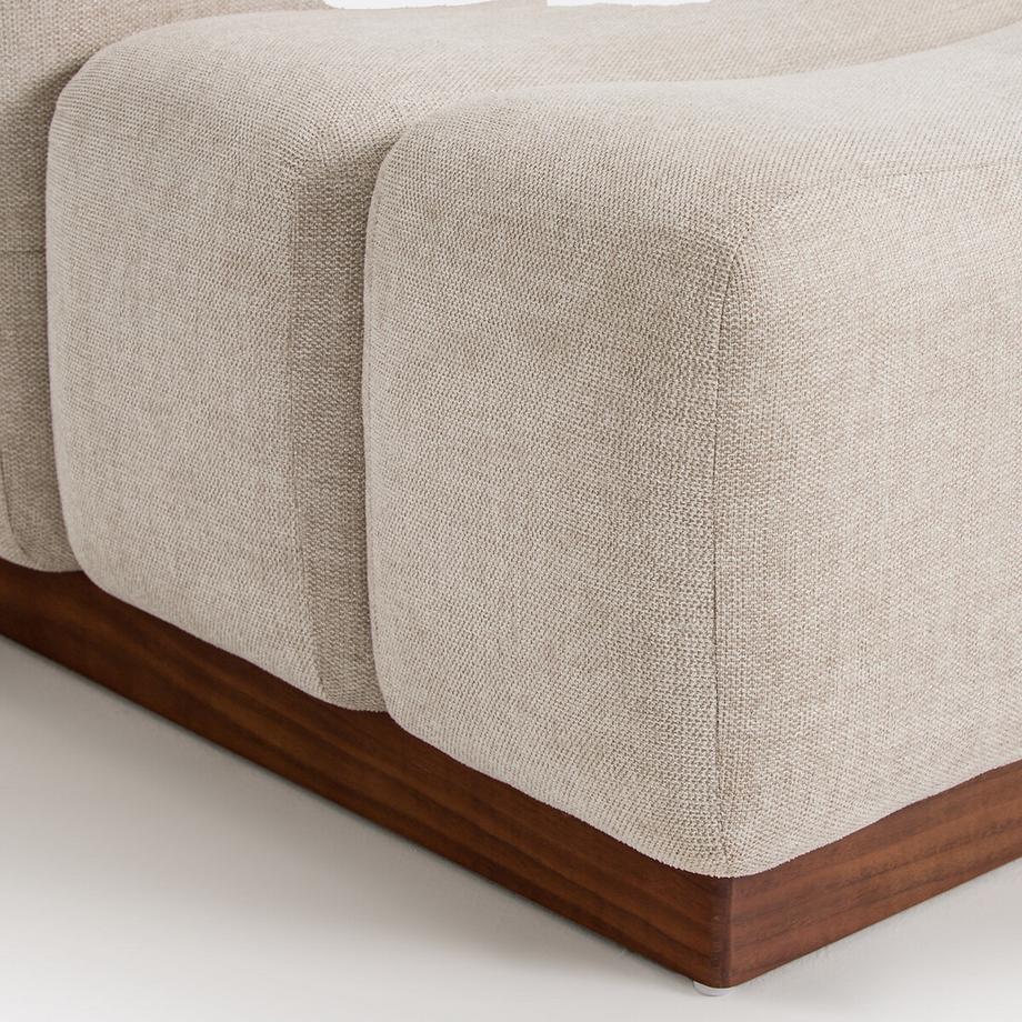 La Redoute Intérieurs Fauteuil bas tissu texturé Podo  