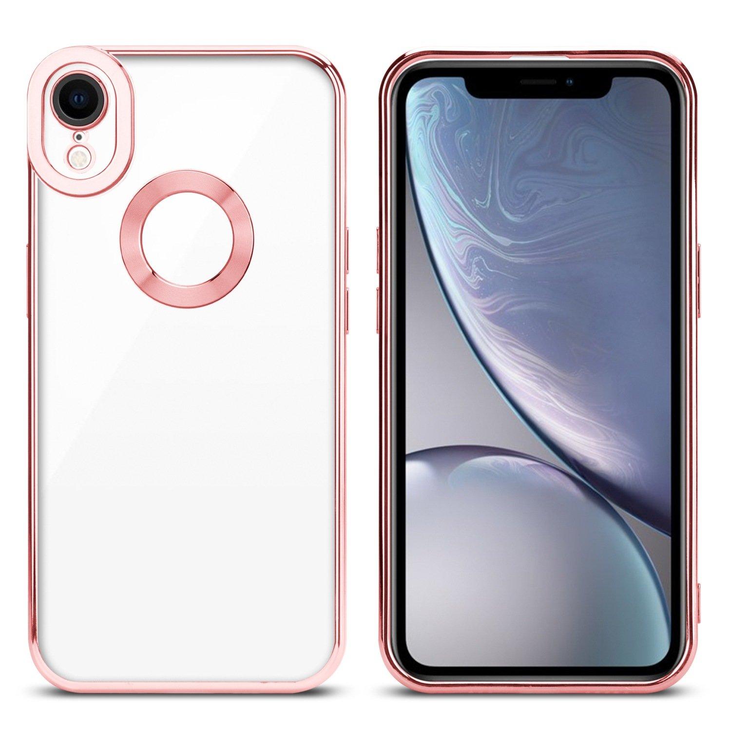 Cadorabo  Housse compatible avec Apple iPhone XR - Coque de protection en silicone TPU flexible avec application Chrome 