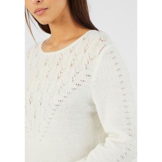 Damart  Pullover Ajourstrick Alpaka-Mix 