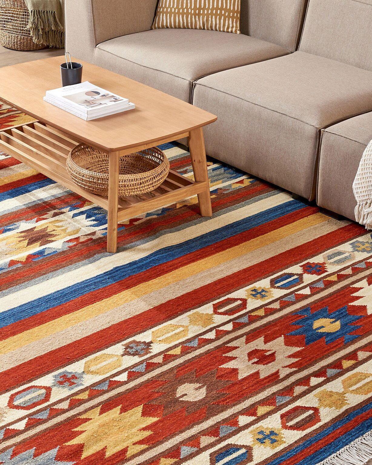 Beliani Tapis en Laine Boho JRARAT  