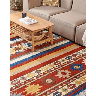 Beliani Tapis en Laine Boho JRARAT  