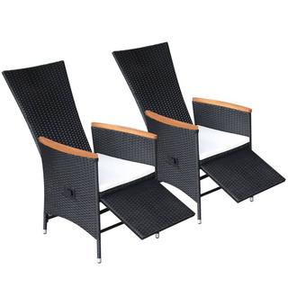 VidaXL Chaise de salle à manger rotin synthétique  