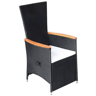 VidaXL Chaise de salle à manger rotin synthétique  