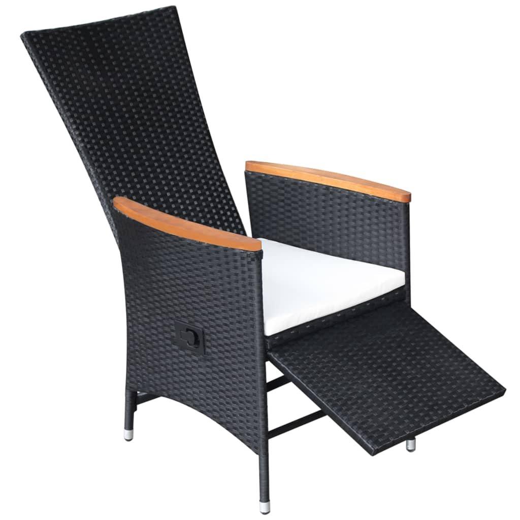 VidaXL Chaise de salle à manger rotin synthétique  