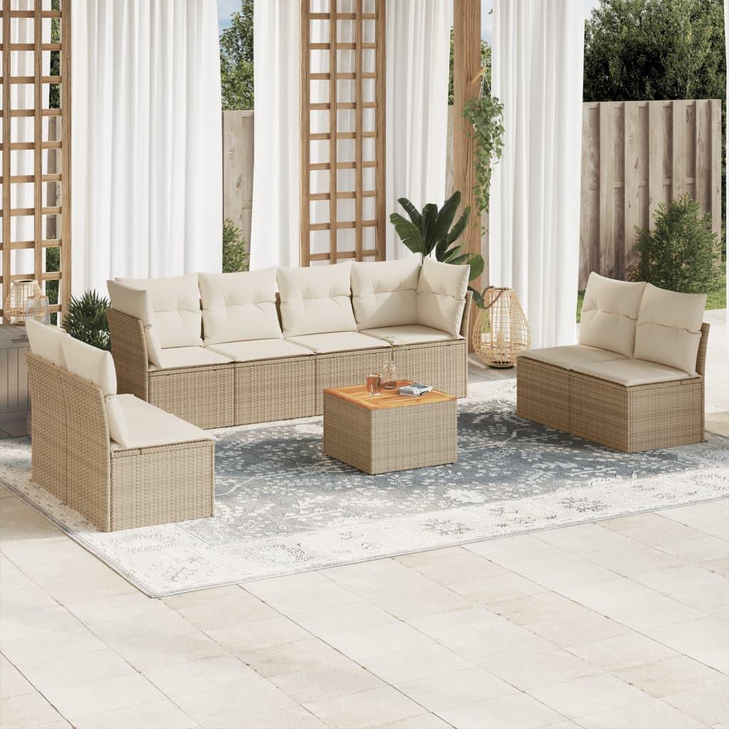 VidaXL Garten sofagarnitur poly-rattan  