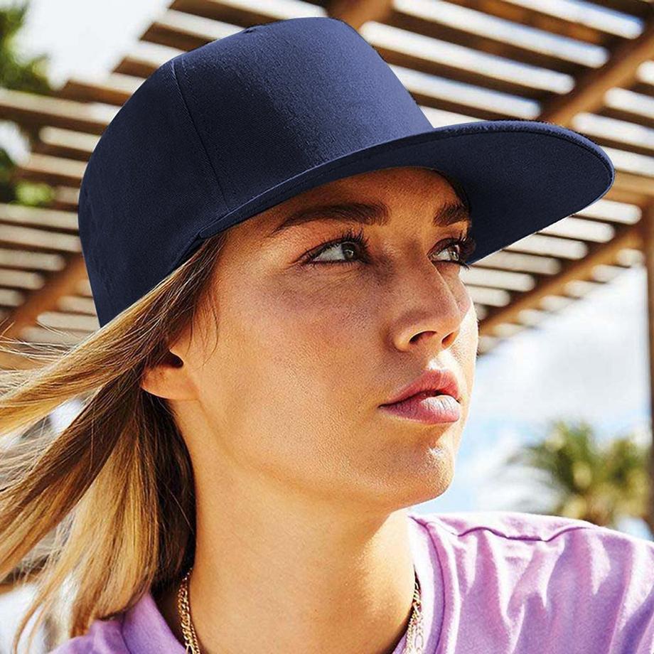 Beechfield Cappellino da Baseball Retro Rapper  