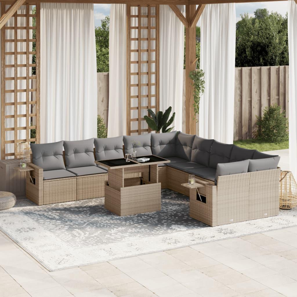 VidaXL Garten sofagarnitur poly-rattan  