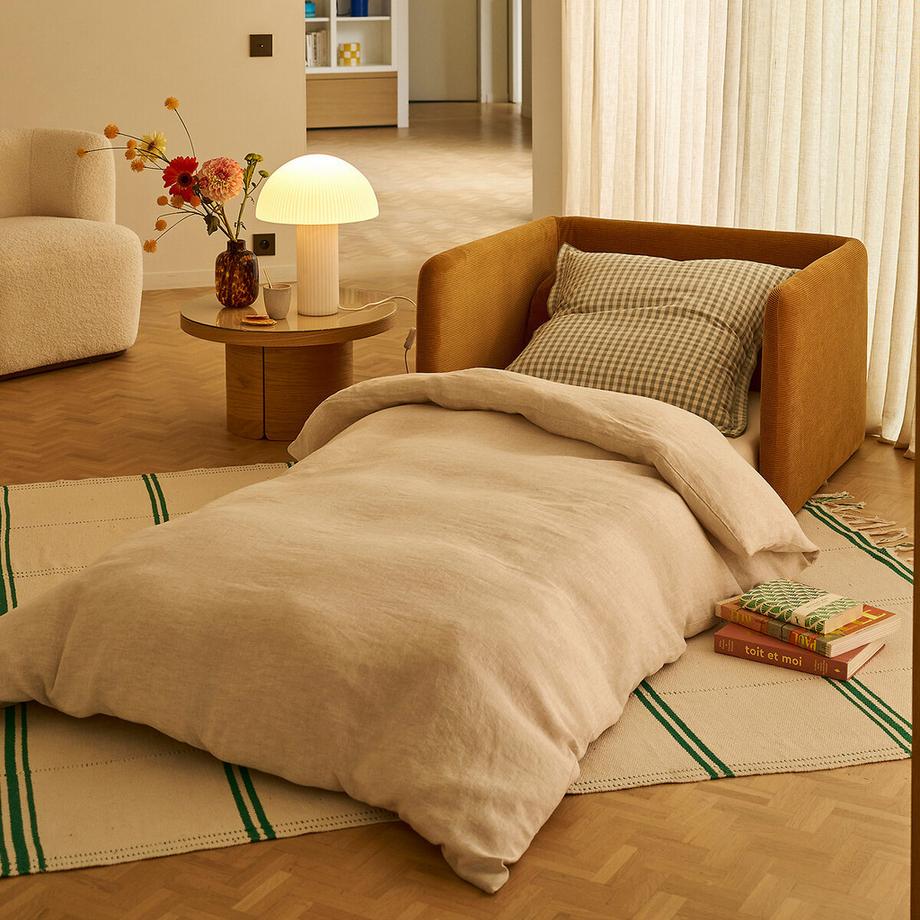 La Redoute Intérieurs Fauteuil convertible velours  