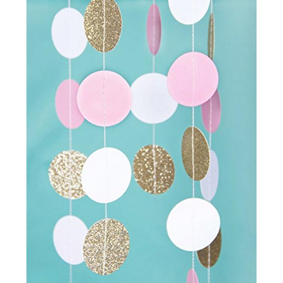 Alopini  3 Meter Circle Garland Rund Girlande Geburtstag Deko 