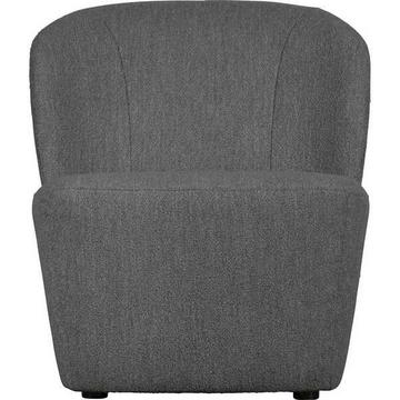 Fauteuil Lofty Bouclé, gris acier