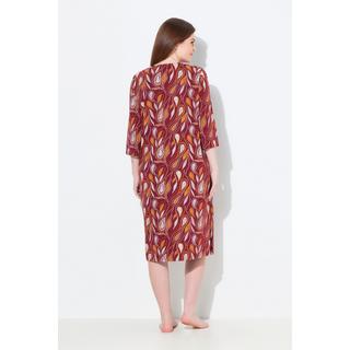 Ulla Popken Camicia da notte Paisley Girocollo Maniche 3/4  