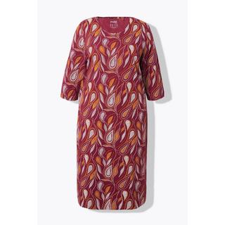 Ulla Popken Camicia da notte Paisley Girocollo Maniche 3/4  