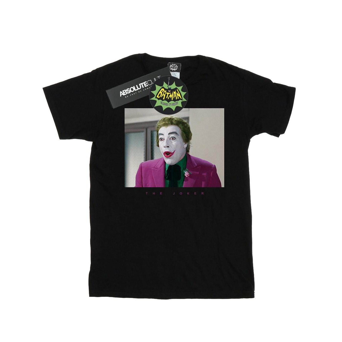 Image of Batman Tv Series Joker Photograph Tshirt Mädchen Schwarz 128