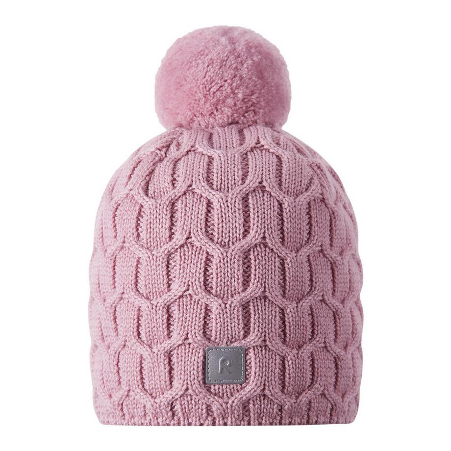 Bonnet en laine pour enfant Nyksund gris rose
