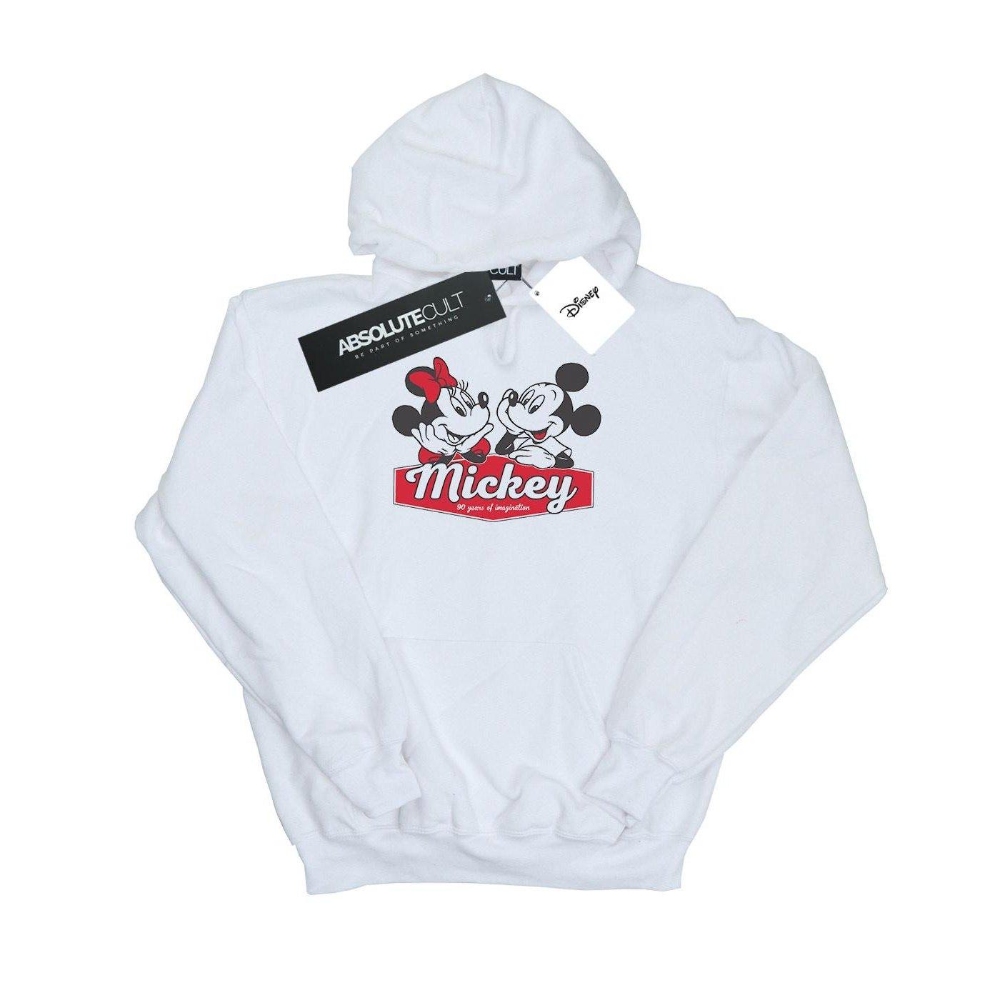 Image of Mickie And Minnie 90 Years Kapuzenpullover Jungen Weiss 116