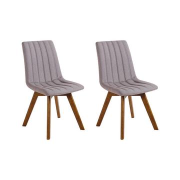 Lot de 2 chaises en Polyester Rétro CALGARY