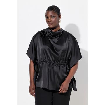 Maglia dal taglio oversize con scollo a goccia e mezze maniche