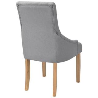 VidaXL Chaise de salle à manger tissu  